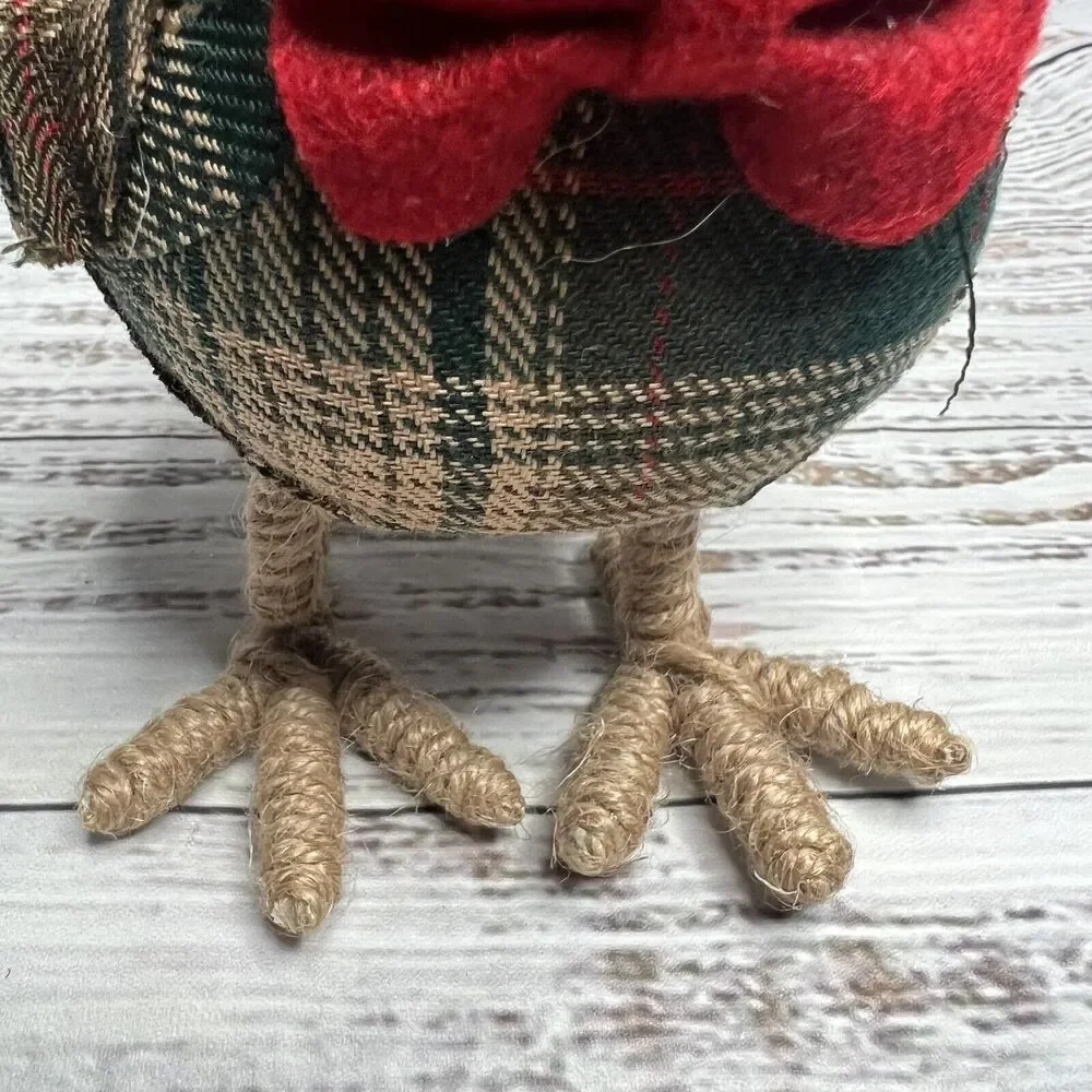 Target 2015 Wondershop Green Plaid Bird Red Beret Bowtie Spritz Winter Christmas